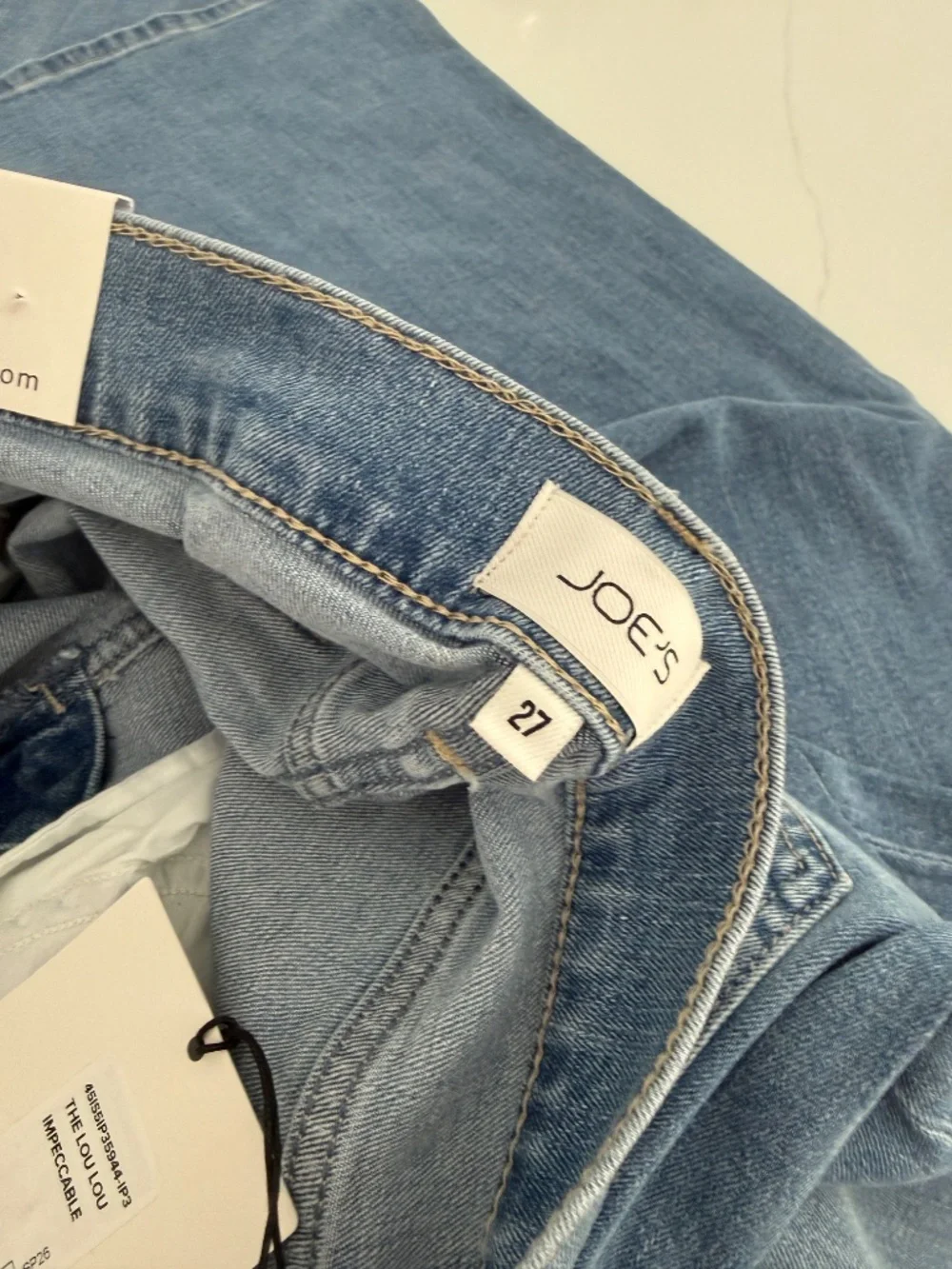 Joe's Jeans The Lou Lou I'm Impeccable Color NWT Size 27 Wide Leg Low Rise
